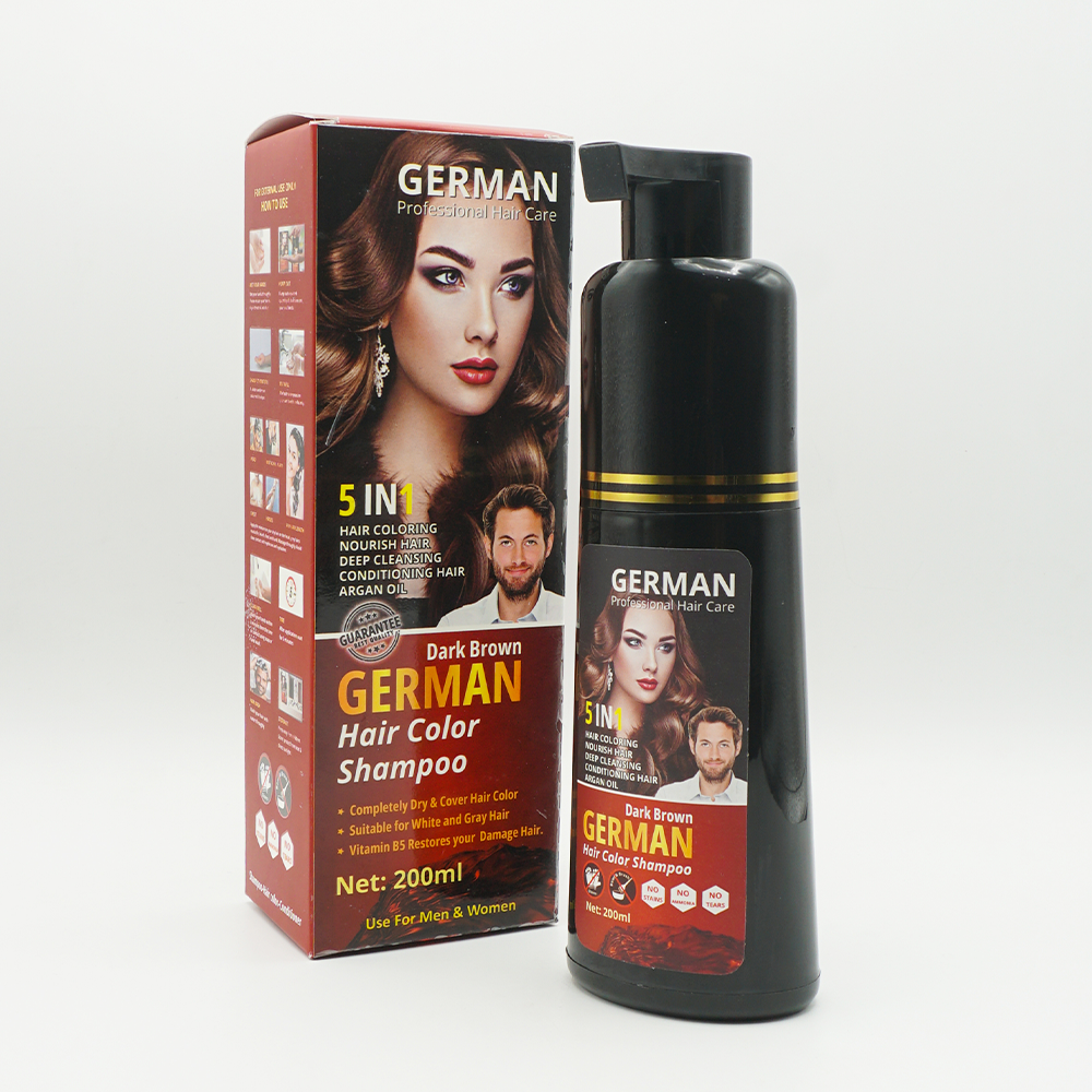 German Hair Color Shampoo 5-in-1. 200ml